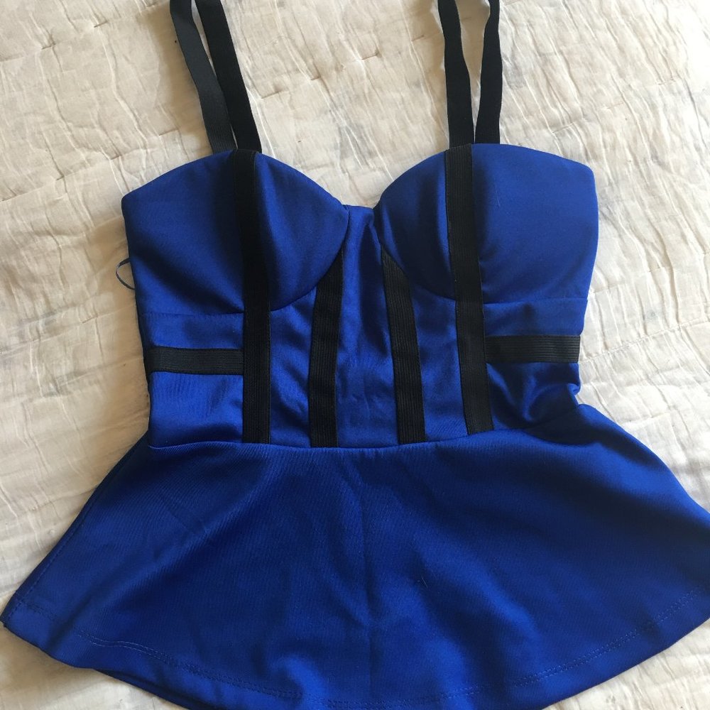 Seduction/Deep Blue Bustier